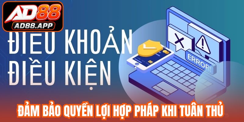 Đảm bảo quyền lợi hợp pháp khi tuân thủ điều khoản điều kiện