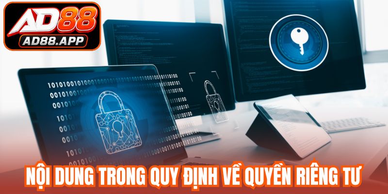 Nội dung trong quy định về quyền riêng tư tại nền tảng AD88