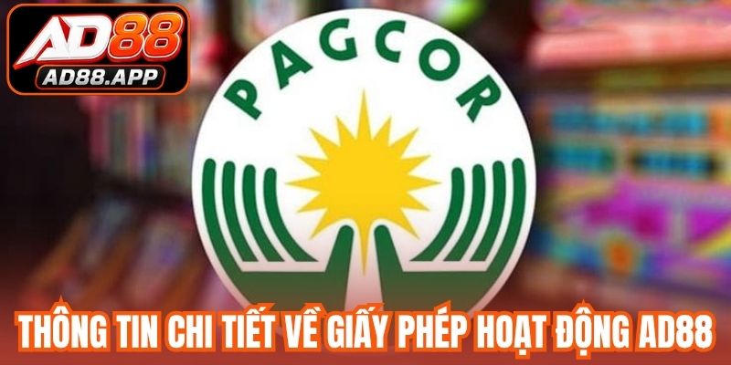 Thông tin chi tiết về giấy phép hoạt động AD88