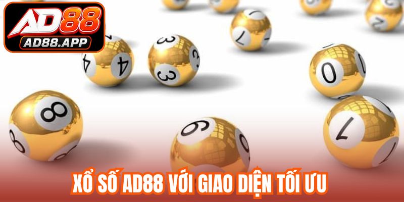 Xổ số AD88 với giao diện tối ưu 