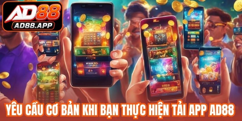 Yêu cầu cơ bản khi bạn thực hiện tải app AD88